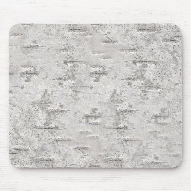 Tapis De Souris Texture d'écorce de bouleau (Devant)
