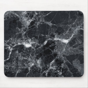 Tapis De Souris Texture en marbre noir