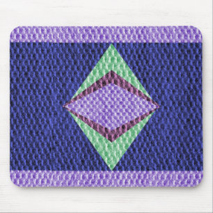 Tapis De Souris Texture multicolore crochet