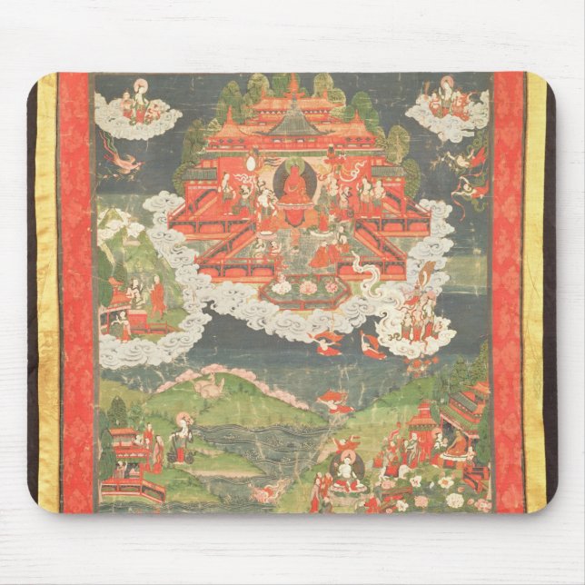 Tapis De Souris Thangka du paradis d'Amitabha (Devant)