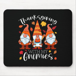 Tapis De Souris Thanksgiving Avec Mes Gnomies Automne Gnomes Fall