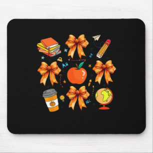 Tapis De Souris Thanksgiving enseignant Coquette enseignant Bow Au