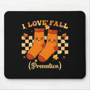 Tapis De Souris Thanksgiving I Love Fall Prevention Automne Funny