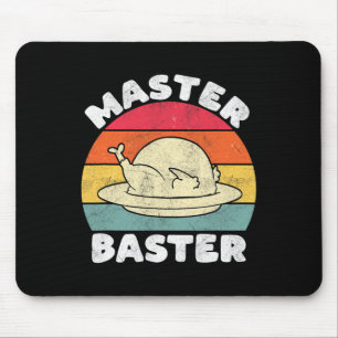 Tapis De Souris Thanksgiving Master Byster Funny Turquie Day Fall 