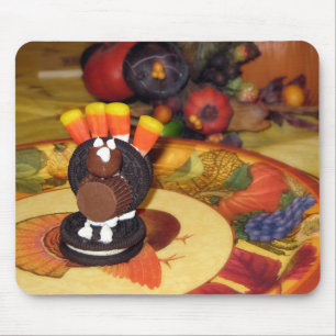Tapis De Souris Thanksgiving Oreo Turkey Mousepad