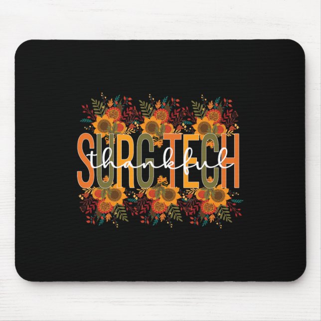 Tapis De Souris Thanksgiving, Technologue en chirurgie (Devant)