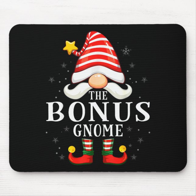 Tapis De Souris The Bonus Gnome Christmas Group Family Pajama  (Devant)
