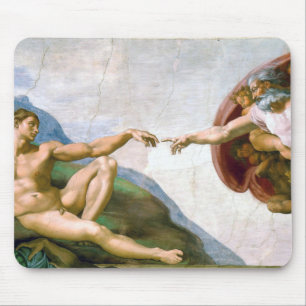 Tapis De Souris The Creation of Adam, Michelangelo, 1508-1512