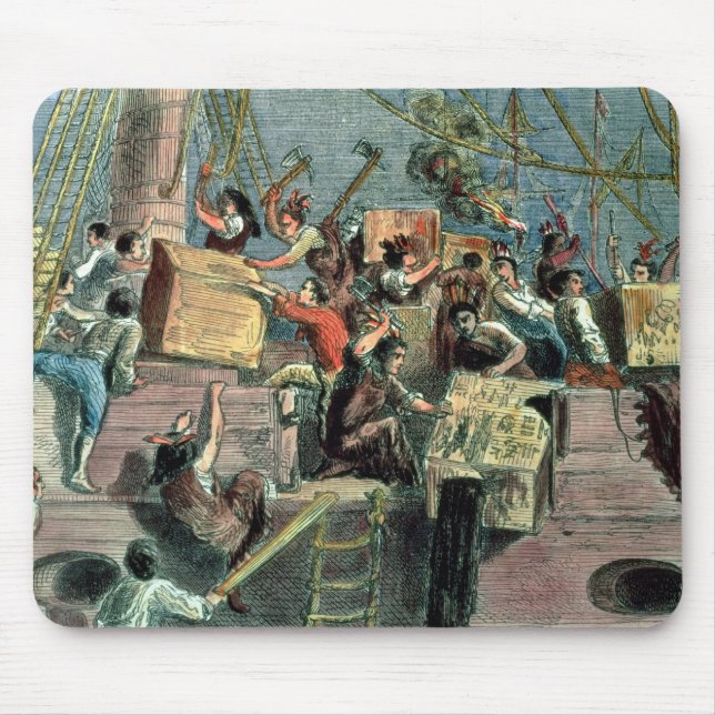 Tapis De Souris Thé de Boston, le 16 décembre 1773 (Devant)