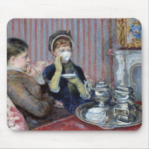 Tapis De Souris Thé de l'après-midi, Mary Cassatt