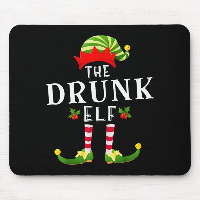 Tapis De Souris The Drunk Elf Christmas Matching Pajama  (Devant)