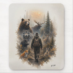 Tapis De Souris The Hunter , Dans le silence sauvage