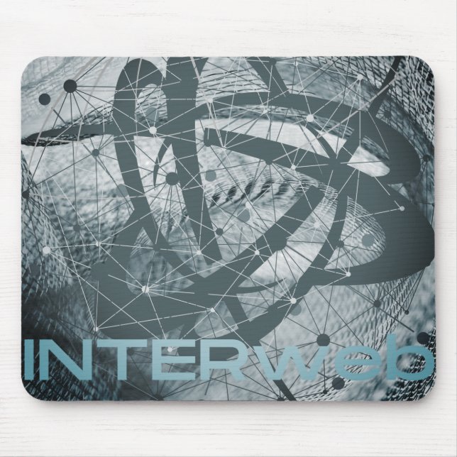 Tapis De Souris The INTERweb - a congrégation of nodes (Devant)