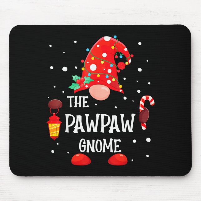Tapis De Souris The Pawpaw Gnome Matching Family Christmas Gnome P (Devant)