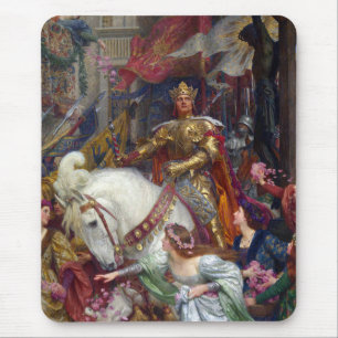 Tapis De Souris The Two Crowns c. 1900 par Sir Frank Dicksee