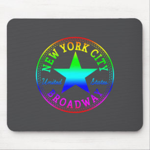 Tapis De Souris Théâtre Broadway de la ville de New York Nyc États