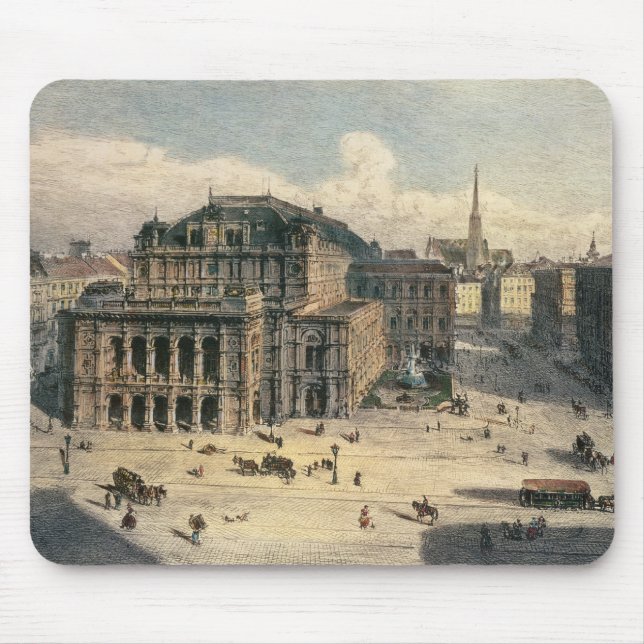 Tapis De Souris Théatre de l'opéra d'état de Vienne, c.1869 (Devant)
