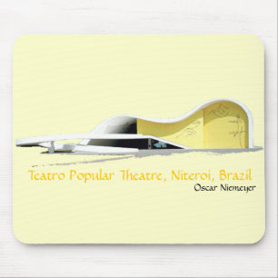 Tapis De Souris Théâtre populaire du Teatro, Niteroi, Brésil
