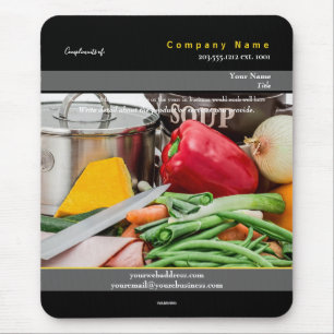 Tapis De Souris Thème de Cuisine Mousepad promotionnel - HAMbyWG