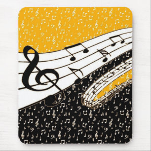 Tapis De Souris Thème de musique d'or