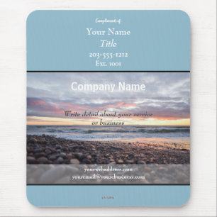 Tapis De Souris Thème promotionnel de bord de mer de Mousepad - HA