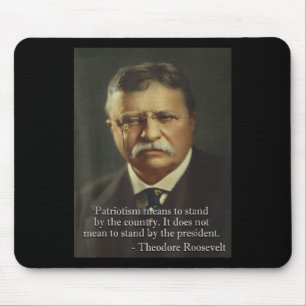 Tapis De Souris Theodore Teddy Roosevelt Mème _ Anti Trump Tee