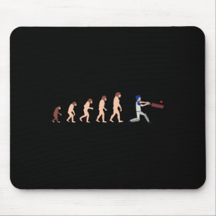 Tapis De Souris Théorie de l'évolution Joueur de cricket Drôle 