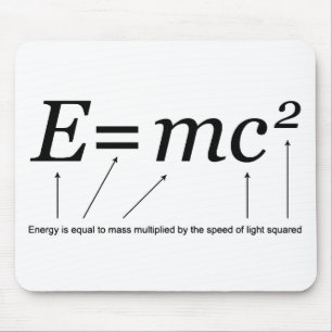 Tapis De Souris Théorie d'E=MC2 Einstein de relativité