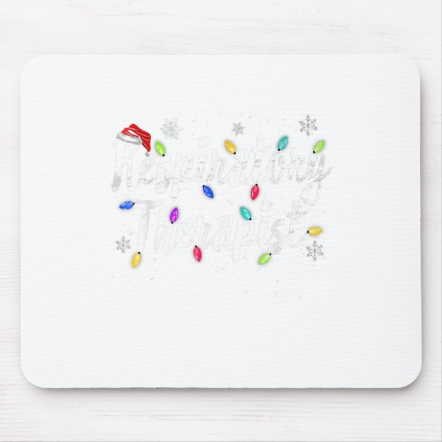 Tapis De Souris Thérapeute respiratoire Noël 2022 future infirmièr (Devant)