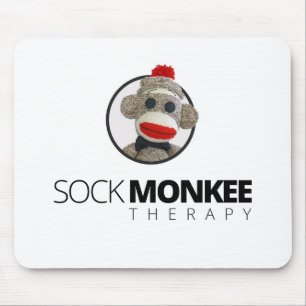 Tapis De Souris Thérapie de Monkee de chaussette - cercle Mousepa