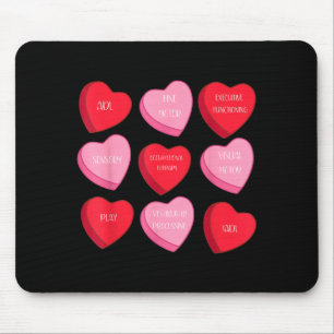 Tapis De Souris Thérapie occupationnelle Cœur Bonbon Saint Valenti