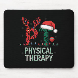 Tapis De Souris Thérapie physique Noël Thérapeute de papi de Noël