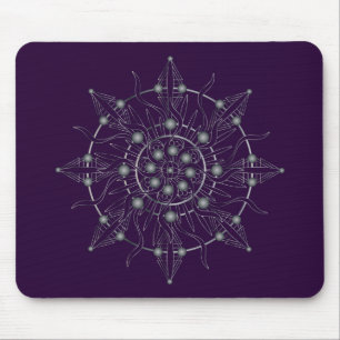 Tapis De Souris Third Eye Chakra Full Shadow Mandala Mouse Pad