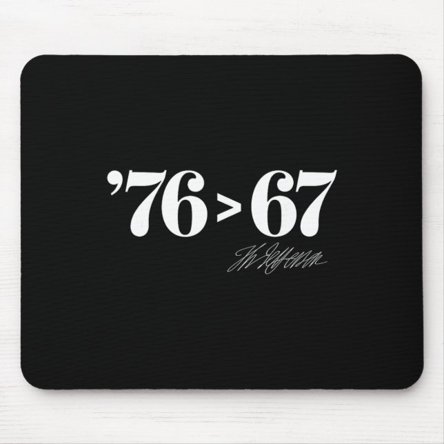 Tapis De Souris Thomas Jefferson 76 > 67 Auto-évident Minimal M (Devant)