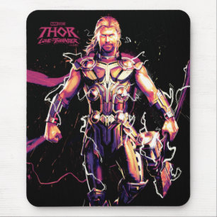 Tapis De Souris Thor Illustrated Character Art