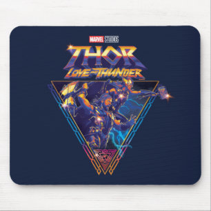Tapis De Souris Thor : Love and Thunder Prismatic Triangle Graphic