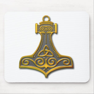 Tapis De Souris Thor's Hammer-gold