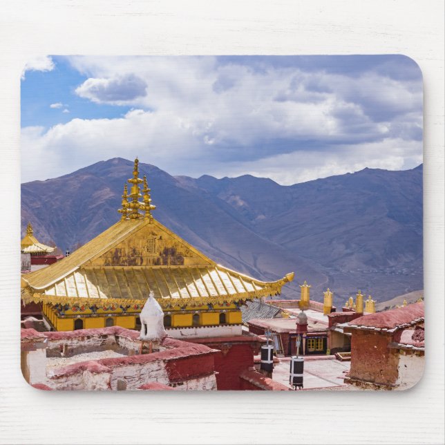 Tapis De Souris Tibet - Monastère bouddhique de Ganden (Devant)