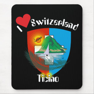 Tapis De Souris Ticino Svizzera / Tessin Suisse Mousepad