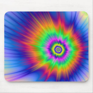 Tapis De Souris Tie Dye Fireball