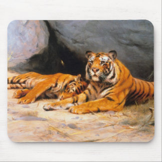 Tapis De Souris Tigers au repos