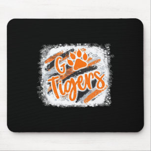 Tapis De Souris Tigers Swash Esprit Scolaire Orange Noir Football 
