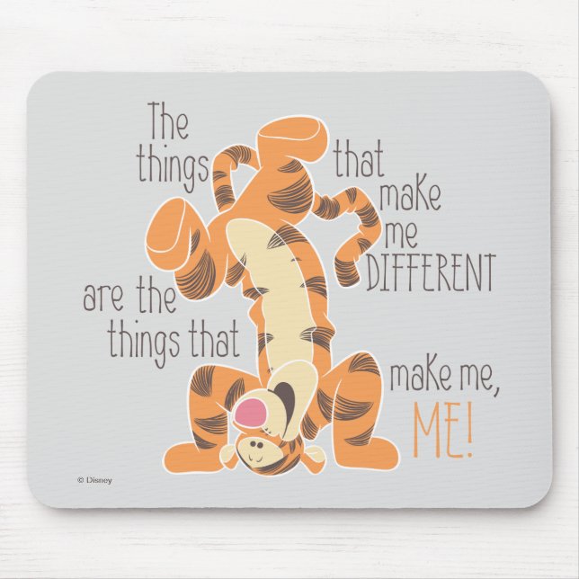 Tapis De Souris Tigger | Faites-moi une citation (Devant)