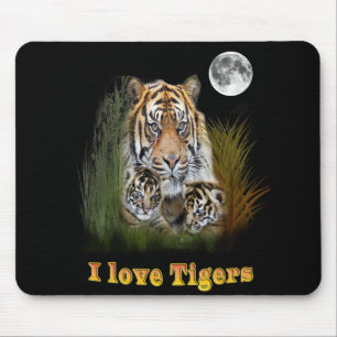 Tapis De Souris Tigre et petits