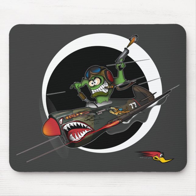 Tapis De Souris Tigre Mousepad de vol (Devant)