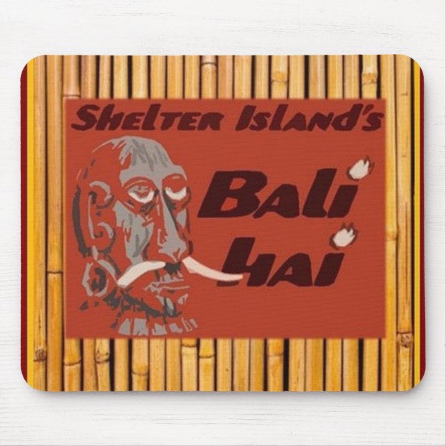 Tapis De Souris Tiki - Bali Hai Bamboo (Devant)