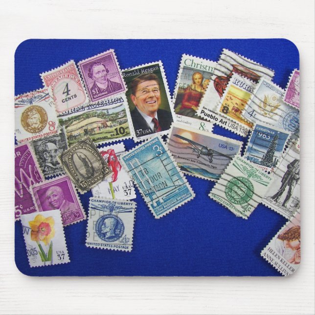 Tapis De Souris Timbres américains (Devant)