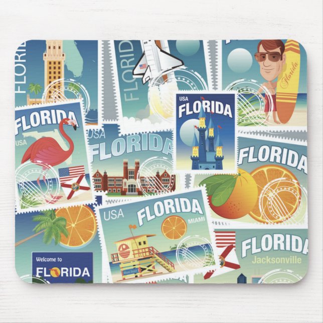 Tapis De Souris Timbres de la Floride (Devant)