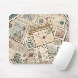 Tapis De Souris Timbres Poscènes vintages Pad