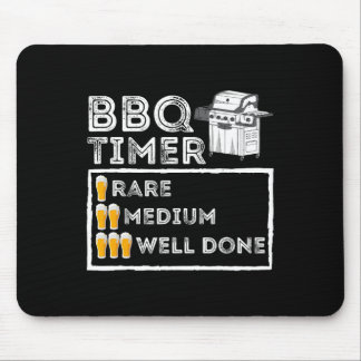 Tapis De Souris Timer Barbecue - Funny Bbq Smoker Byrbecue Grillin